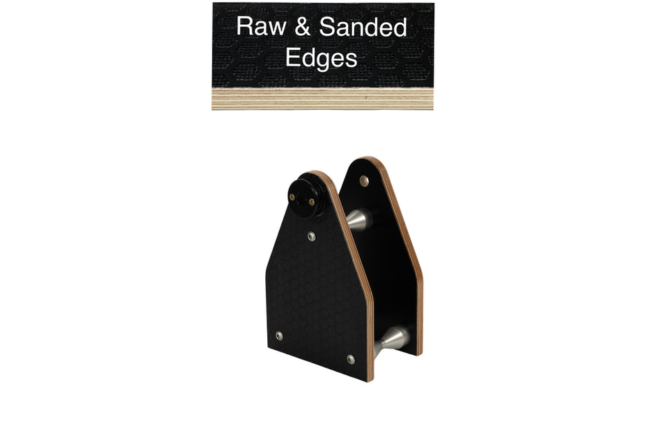 Rear Frame Support - Fits Diameter 12mm Axle - 180mm Height - Raw & Sanded
