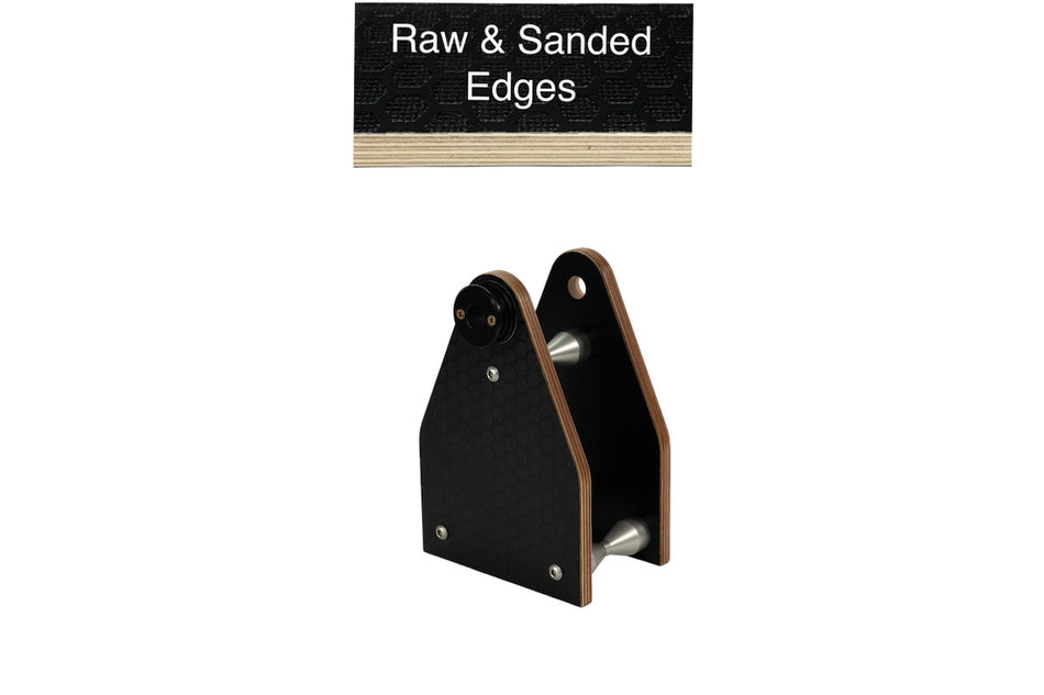 Rear Frame Support - Fits Diameter 15mm Axle - 180mm Height - Raw & Sanded