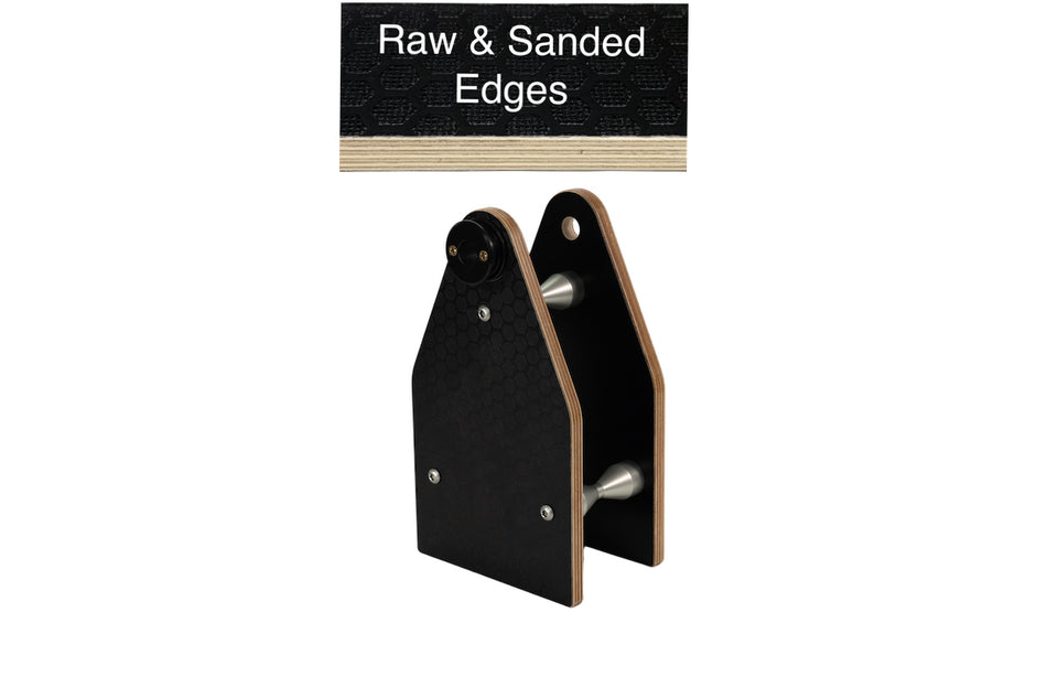 Rear Frame Support - Fits Diameter 15mm Axle - 220mm Height - Raw & Sanded