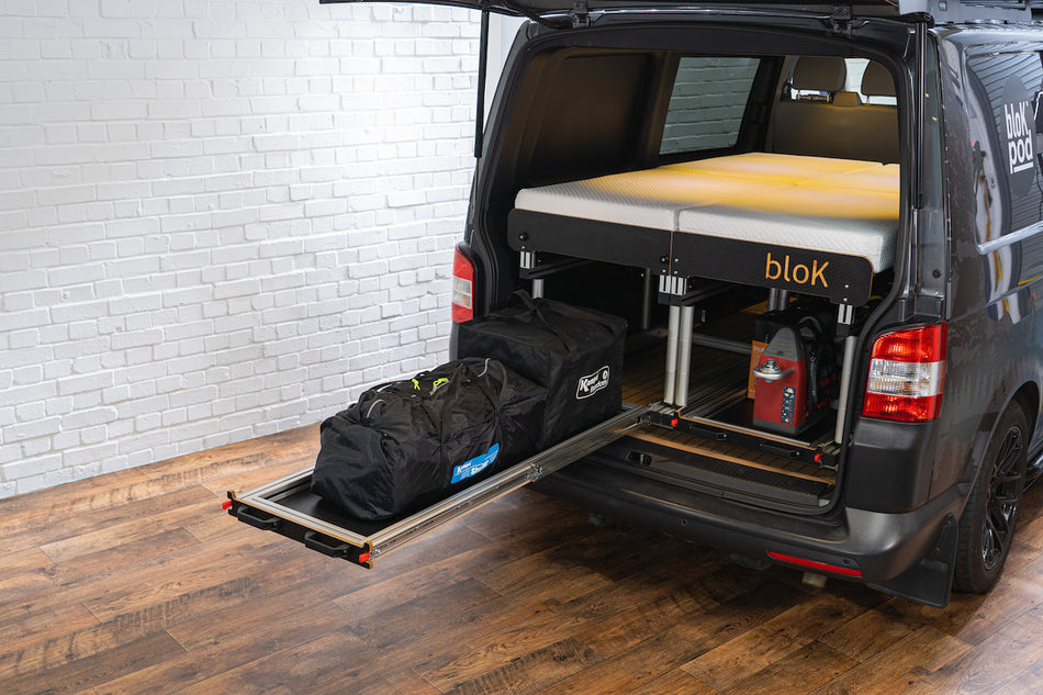 SWB/LWB Vehicle - Twin Sliding Tray + Twin Removable Extending Single Beds