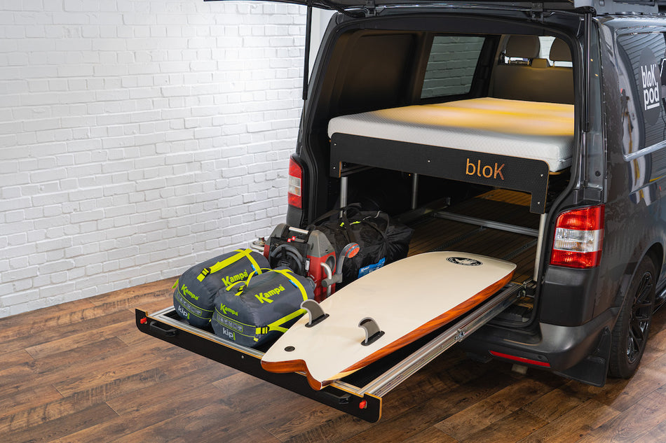 SWB/LWB Vehicle - Sliding Tray + Removable Extending Double Bed (Ex-Demo)