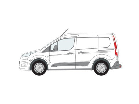 Ford Transit Connect (2nd Gen) – 1200mm Fork Mount Rail Twin T-Slot – Fits Rear Cargo Hoop Mount Holes
