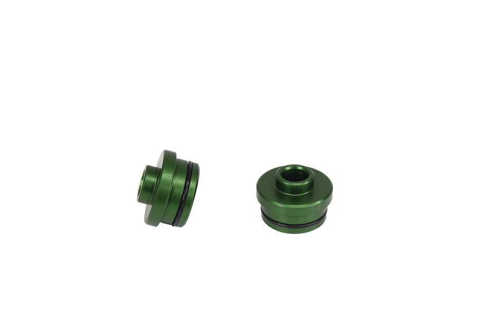 2 x Fork Mount Inserts 10x100 BMX (GREEN)