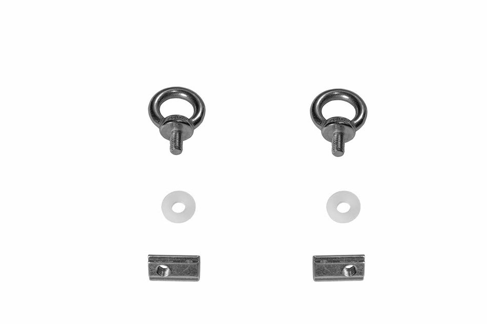 6mm A4 Augbolzen-Set aus poliertem Edelstahl