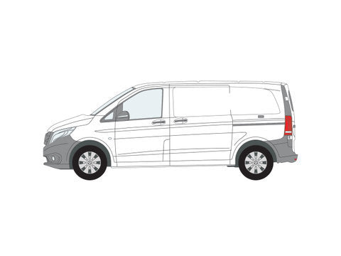 Mercedes Vito – 1200mm Fork Mount Rail Twin T-Slot – Fits Factory Fitted Rails