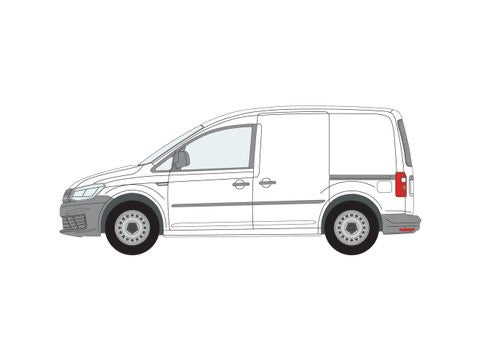 VW Caddy (2010-2020) 990mm Fork Mount Rail Single T-Slot -  Fits  Rear Cargo Hoop Mount Holes